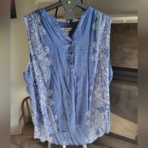 CJ Banks Sleeveless Top